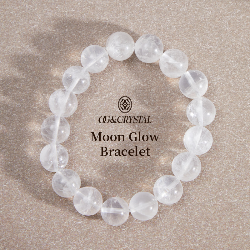 OGクリスタル 水晶 優しさの光ブレスレット - 癒し・平和、女性に最適