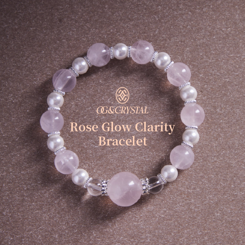 OGクリスタル 水晶 光の調和ブレスレット - 癒し・平和、男女兼用