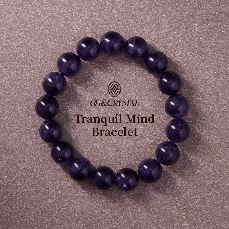 OGクリスタル 水晶 結晶の癒しブレスレット - 癒し・平和、男女兼用