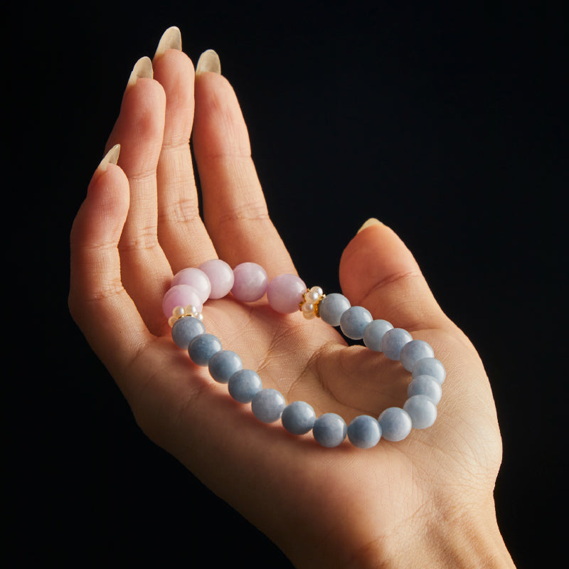 OGクリスタル 锂辉石 癒しの天使ブレスレット - 癒し・リラックス、女性に最適