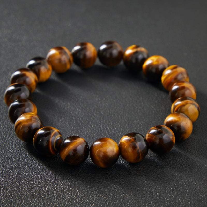 OGクリスタル 木変石 黒曜の守護ブレスレット2 - 邪気払い・守護、男女兼用