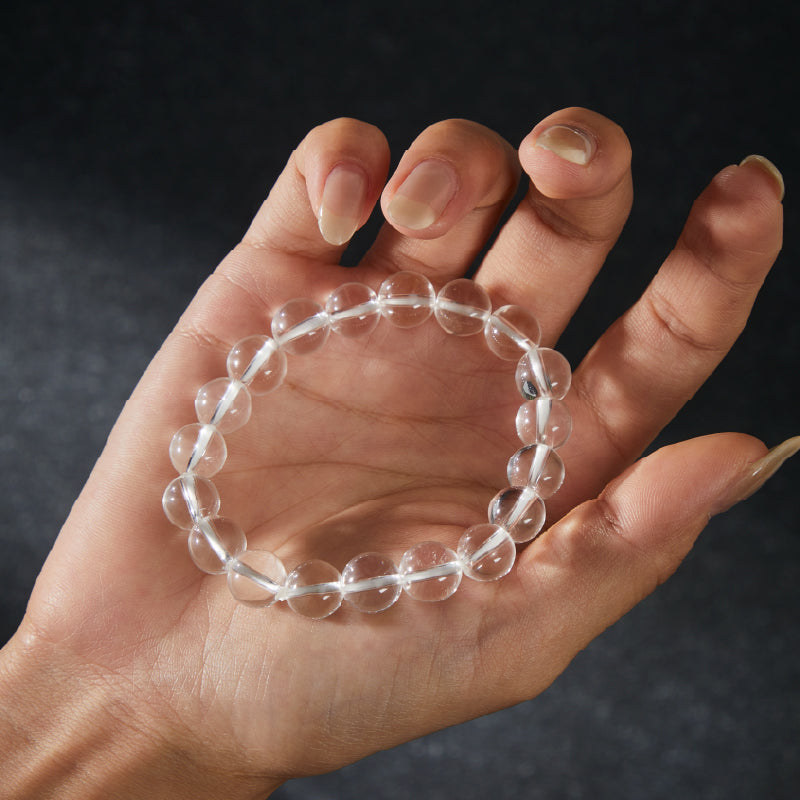 OGクリスタル 水晶 穏やかの輝きブレスレット - 癒し・平和、男女兼用