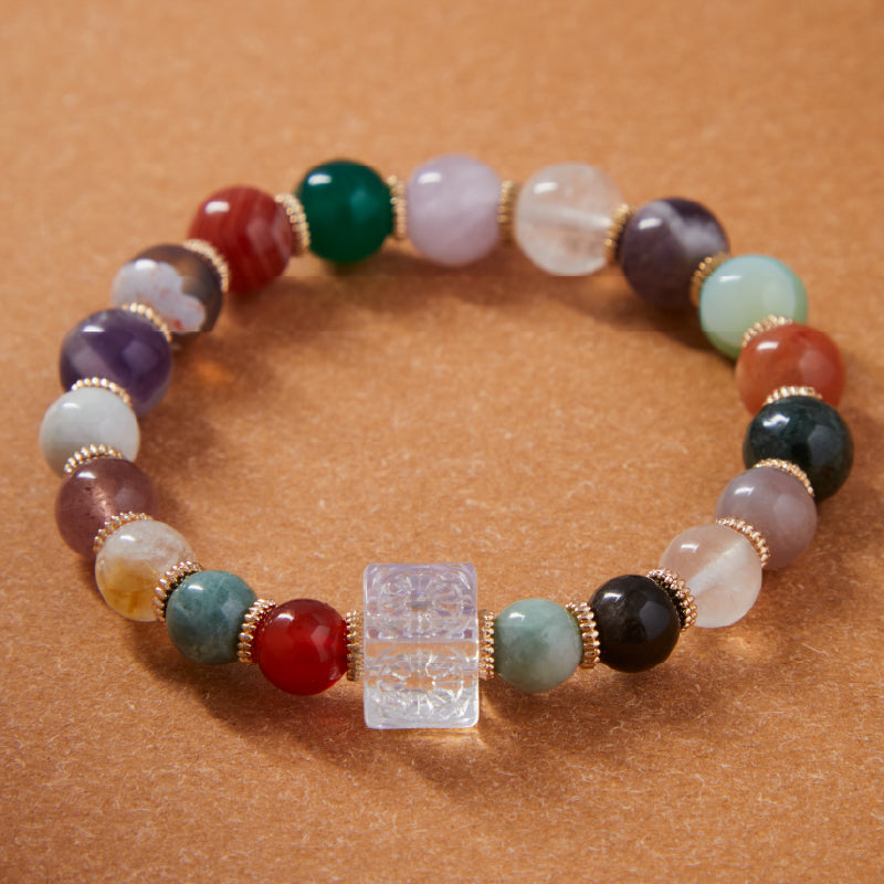 OGクリスタル 水晶 清らかの光ブレスレット - 癒し・リラックス、女性に最適