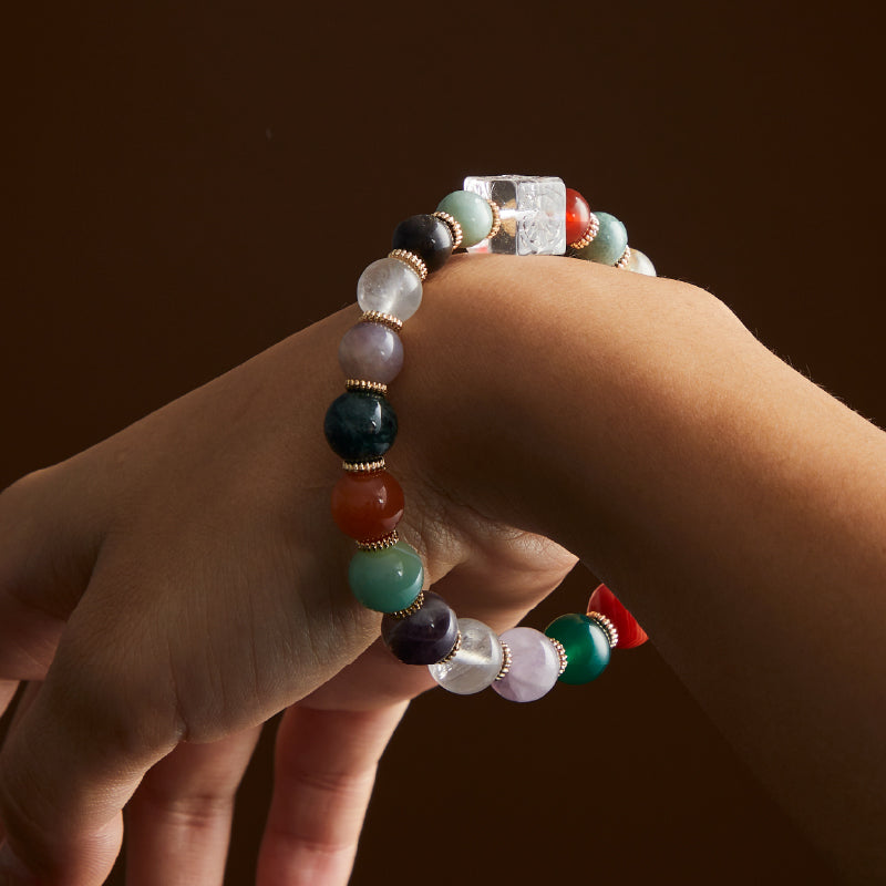 OGクリスタル 水晶 清らかの光ブレスレット - 癒し・リラックス、女性に最適