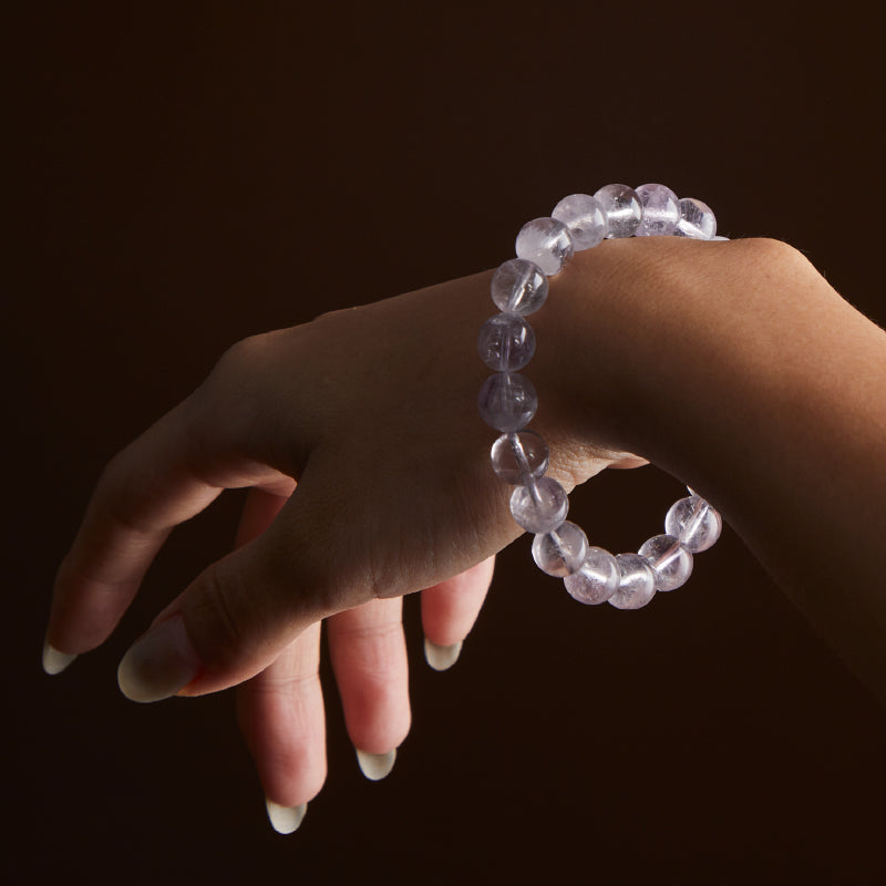 OGクリスタル 水晶 氷耀の守護ブレスレット - 邪気払い・守護、男女兼用