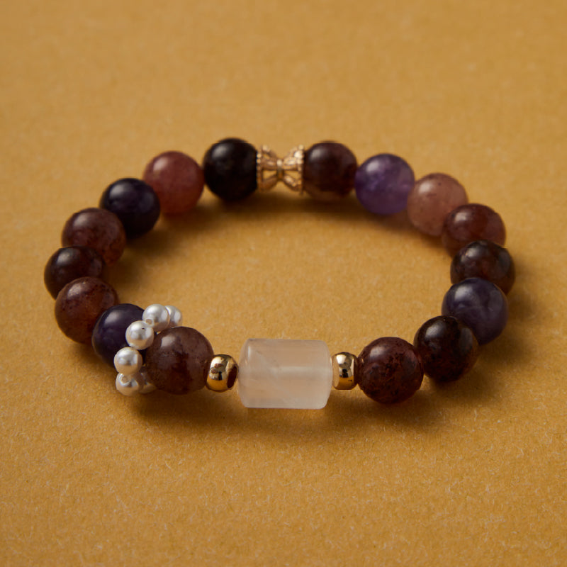 OGクリスタル 水晶 恋の守護ブレスレット - 恋愛・縁結び、女性に最適