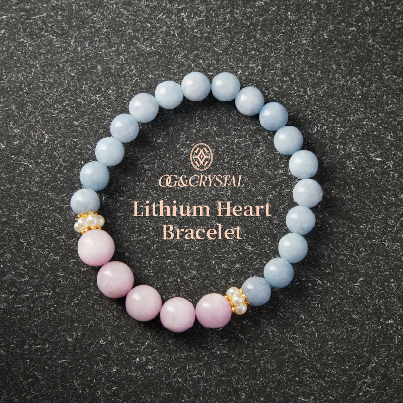 OGクリスタル 锂辉石 癒しの天使ブレスレット - 癒し・リラックス、女性に最適