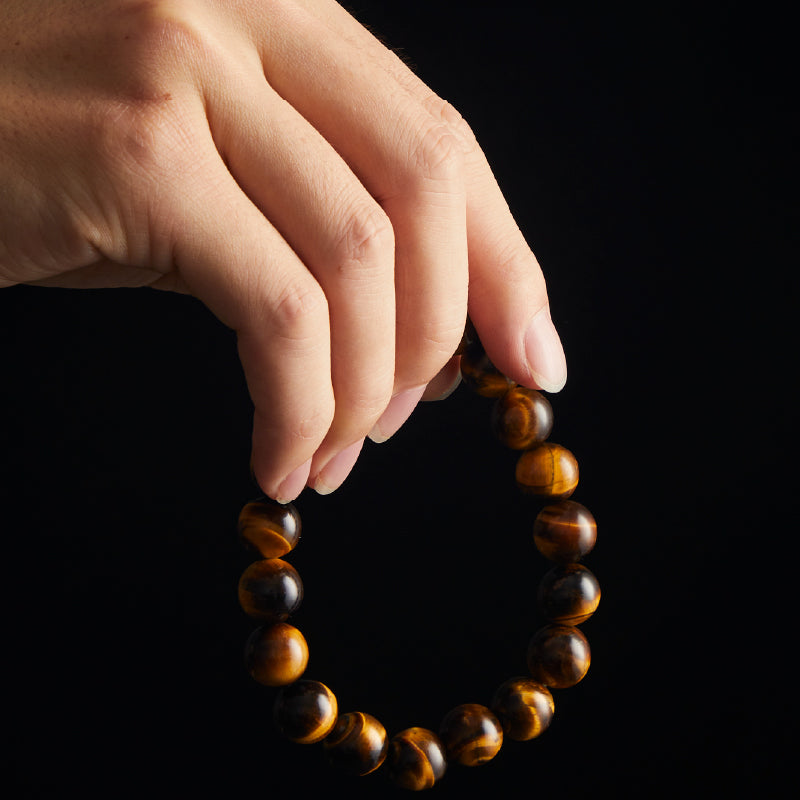 OGクリスタル 木変石 黒曜の守護ブレスレット2 - 邪気払い・守護、男女兼用