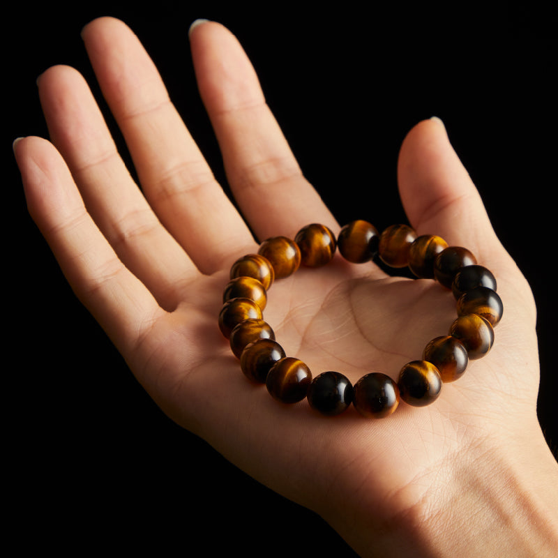 OGクリスタル 木変石 黒曜の守護ブレスレット2 - 邪気払い・守護、男女兼用