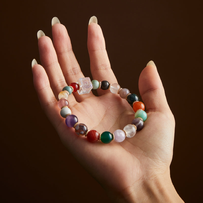 OGクリスタル 水晶 清らかの光ブレスレット - 癒し・リラックス、女性に最適