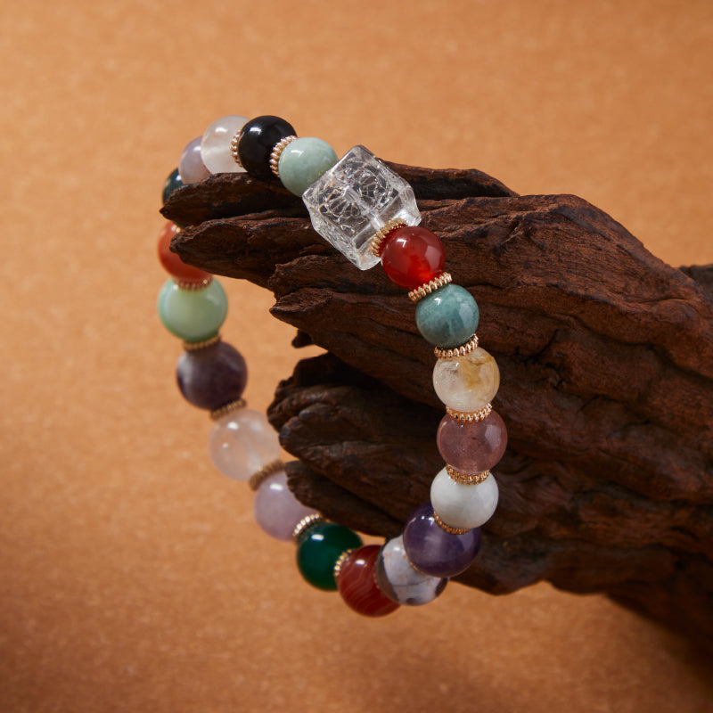 OGクリスタル 水晶 清らかの光ブレスレット - 癒し・リラックス、女性に最適